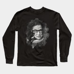 Ruth Bader Ginsburg Watercolor Long Sleeve T-Shirt